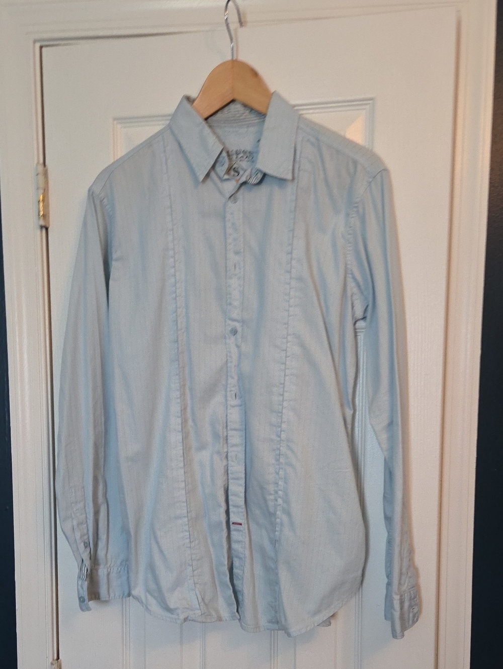 Guess Light Blue Men's Dress Shirt